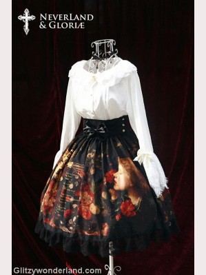 Souffle song choosing high-rise gothic lolita skirt SK (SS36)